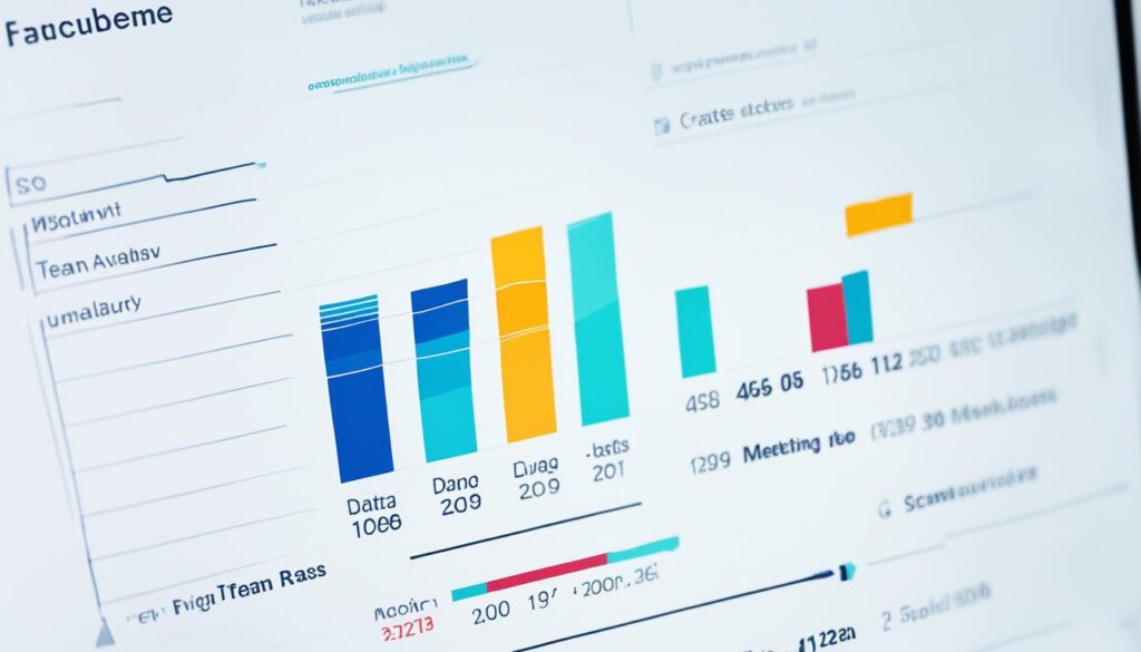 Data visualization for meeting efficiency